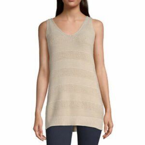 A.N.A Tan Sweater Crochet Tank